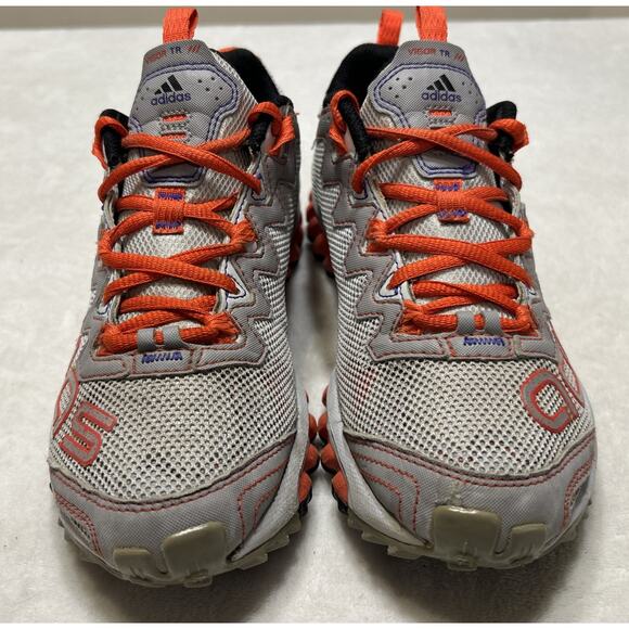 Adidas Shoes Women’s Size 6.5 Vigor TR Gray Orange Trail Running G66615 - Picture 2 of 8